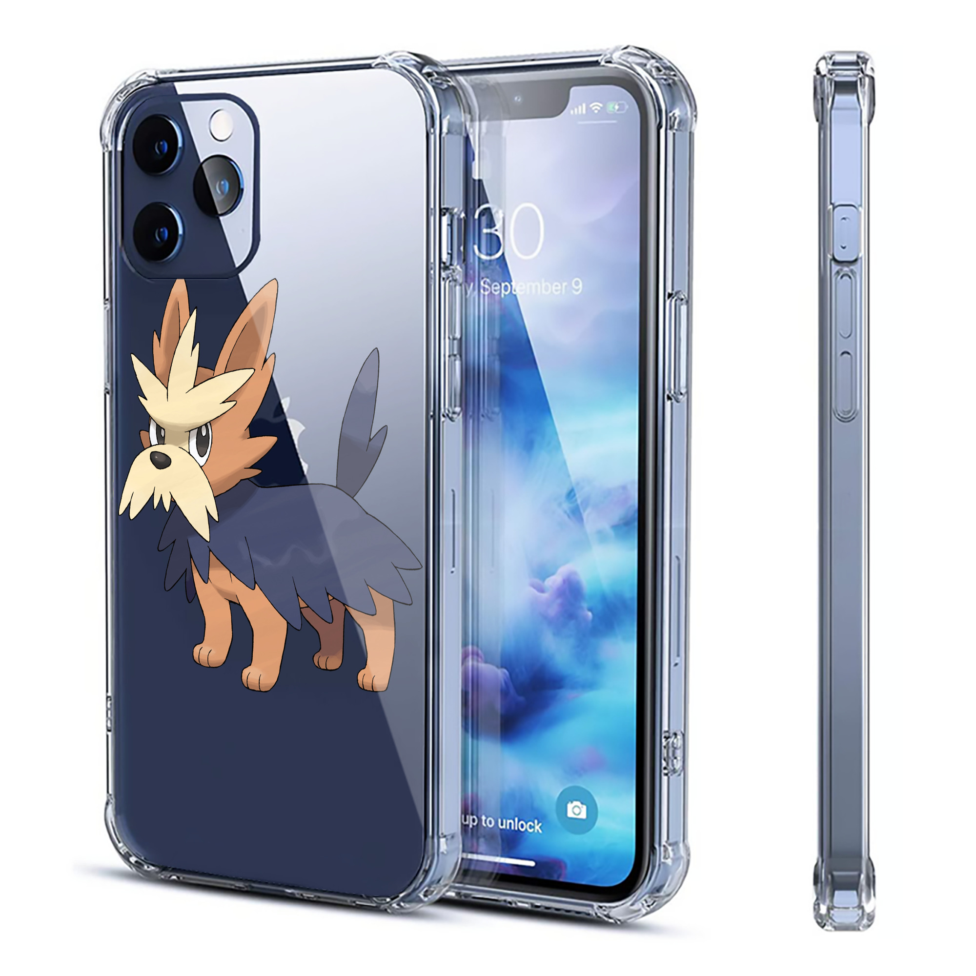 （画像用） ポケットモンスター Pokémon 【iPhone 12シリーズ対応】透明スマホケース（クリアソフトケース）